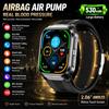 MTIMENX Smartwatch per la Salute 2026 con Pompa d'Aria, Airbag, Monitoraggio della Pressione Sanguigna, ECG, PPG, Monitoraggio della Frequenza Cardiaca, Ossigeno nel Sangue e Sonno per Uomini e Donne