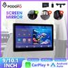 NONE Monitor per Poggiatesta Auto Podofo da 9 Pollici Multifunzionale per Sedile Posteriore, Schermo Touch IPS con Carplay e Android Auto