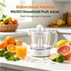 NONE Spremiagrumi a Rotazione Bidirezionale con Avvio Automatico 25W Contenitore da 1L Senza BPA per Casa Estrazione di Succo Fresco di Arance e Limoni AC 220‑240V