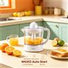 NONE Spremiagrumi da 25W a Grande Capacità, Caraffa da 1L Senza BPA, Avvio Automatico, Rotazione Bidirezionale per Preparare Bevande di Agrumi al Mattino in Cucina, AC 220‑240V
