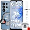 DOOGEE Note56X Pro VIP Edition Smartphone Gemini AI Android 16 Batteria da 6150mAh Schermo da 6.56'' 32GB RAM (4+28) 128GB ROM Telefono Cellulare con Supporto Widevine L1