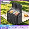 NONE Frigorifero Portatile per Auto a Doppia Zona 35L/45L/55L, -20 ° Da C a 20 ° Temperatura regolabile, raffreddamento a compressore, 12V/24V DC e 100-240V AC, basso rumore e risparmio energetico per