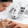 NONE Set Professionale di Punte per Trapano Elettrico per Unghie - Strumento per Levigare/Lucidare/Rimuovere la Pelle Morta per Manicure e Pedicure