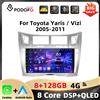 Podofo 8+128G 8-core Autoradio per Toyota Yaris / Vizi 2005-2011 Carplay Android Auto WIFI 4G GPS Navigazione DSP RDS BT Lettore Multimediale Video per Auto