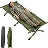 HGTUGO Letto Pieghevole da Campeggio per Esterni, Letto Portatile Ultra Leggero e Compatto per Tenda, Facile da Montare, per Adulti e Bambini, Lettino da Viaggio per Campeggio, Escursionismo e Backpacking