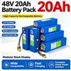 DAWEIKALA Disponibilità Locale UE, Spedizione Rapida, Batteria 48V 20Ah 13S3P 18650 di Grado A, 750W‑1000W per Monopattino Elettrico e Bici Elettrica, BMS Integrato, Connettore DC XT60, Alta Capacità, Lunga