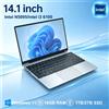 NONE Laptop Professionale da 14.1' con Windows 11, Intel I3 6100U/N5095, 16GB RAM, 1TB/2TB SSD, Notebook per Studio e Gaming