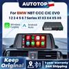 AUTOTOP Decoder Wireless CarPlay Android Auto per BMW NBT CCC CIC EVO Serie 1 2 3 4 5 6 7 X1 X3 X4 X5 F20 F30 E60 E90 F48 F25 E84 F10 con Modulo BT MirrorLink Airplay
