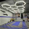 VASTFIRE Lampada a Nido d'Ape Esagonale 220V 6500K per Garage, Officina Auto, Barbiere, Lampada da Soffitto a LED, Tubo Luminoso a Nido d'Ape
