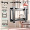 NONE Supporto da Parete per TV 14-42 Pollici, Staffa Universale per TV, Supporto per Monitor Regolabile a Basso Profilo per TV LCD LED