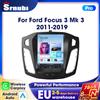 srnubi Autoradio da 9,7 Pollici con GPS, Navigazione, Lettore Multimediale, WiFi, Bluetooth, DSP, Carplay Wireless, Android Auto, Display Touch per Ford Focus 3 Mk3 2011-2019