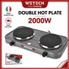 NONE Piastra Elettrica Portatile, Fornello a Induzione, Fornello a Gas Butano Portatile, Piano Cottura a Singolo/Doppio Bruciatore per Cucina Domestica e Campeggio 220V con Spina EU