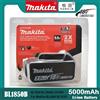 Makita Batteria per utensili elettrici ricaricabile Makita 18V 5.0Ah 100% originale, batteria al litio LED sostituibile 18V, LXT BL1860B BL1860BL1850 BL1830