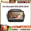 Podofo 4G 10 Pollici 8+128G 8-Core Android Wireless CarPlay Autoradio Stereo Android Auto FM RDS WIFI GPS Per Hyundai IX35 2010-2015 Sistemi Intelligenti