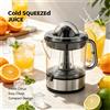 NONE Wetech W6302 Spremiagrumi da 25W con Base in Acciaio Inox per Preparare Bevande Fresche di Agrumi al Mattino per Tutta la Famiglia