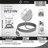 NONE 2026 Nuovo Caricatore Wireless Magnetico da 25W con Cavo USB‑C Intrecciato in Nylon da 120 cm Compatibile con Mag‑Safe per Ricarica Rapida a Induzione per Serie iPhone