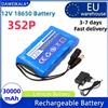 DAWEIKALA Batteria al litio 12V 30000mAh 18650 3S2P ad alta capacità con protezione BMS integrata per apparecchiature elettroniche di piccola potenza, spedizione rapida dal magazzino UE.