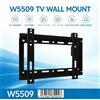 NONE Supporto da Parete Inclinabile WETECH W5509 per TV LCD LED da 14-42 Pollici, Capacità di Carico 25kg ±15 ° Supporto TV da Parete Fisso Inclinabile VESA 75x75 100x100 200x200mm
