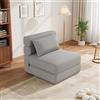 NONE Divano Letto Pieghevole Convertibile, Materasso Pieghevole, Letto Singolo per Ospiti con Cuscino, Divano Lounge Portatile da Pavimento, Poltrona Autoportante per Soggiorno, Camera da Letto, Ufficio,