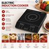 NONE Piastra Elettrica a Induzione Portatile da 2000W con Controllo Touch, 8 Livelli di Calore, 6 Modalità di Cottura, Timer, Blocco di Sicurezza, Riscaldamento Rapido per Cucina Domestica