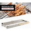 NONE Macchina automatica rotante per spiedini da barbecue a 13/15 scomparti, 70/80 cm, con motore per girarrosto a spiedini piatti, utensile per barbecue regolabile con cavo di alimentazione staccabile,
