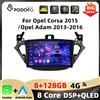 Podofo 8core 8+128G 4G Autoradio per Opel Corsa 2015/Opel Adam 2013-2016 Autoradio WIFI GPS Navigazione DAB AM FM RDS Carplay Android Auto Lettore Multimediale