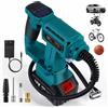NONE Gonfiatore per Pneumatici Senza Spazzole, Compressore d'Aria Portatile 150PSI 28L/min, Manometro Digitale Compatibile con Batteria Makita 18V per Auto, Moto, Bicicletta