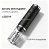 NONE Apribottiglie Elettrico Automatico Ricaricabile USB 20W 65RPM, Cavatappi Portatile per Vino, per Uso Domestico, Bar e Cene W6112