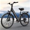 URLIFE Bicicletta Elettrica URLIFE E26 250W 48V 10.4AH per Adulti, E-bike con Autonomia di 80KM e Batteria Rimovibile