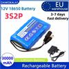 DAWEIKALA Batteria al litio 12V 30000mAh 18650 3S2P ad alta capacità con protezione BMS integrata per apparecchiature elettroniche di piccola potenza, spedizione rapida dal magazzino UE.