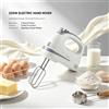 NONE Impastatrice Elettrica da 200W per Uso Domestico, 5 Velocità Regolabili, Accessori in Acciaio Inox, Funzione Turbo per Impastare e Preparare Dolci, AC 220‑240V