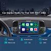 WERESOUND Autoradio da 7" per Fiat 500/500C/500E 2007-2015, Lettore Multimediale con Carplay Wireless, Android Auto, Mirror Link, Radio FM, RDS, USB, Schermo Touch, Lettore MP5