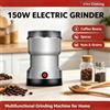 NONE Macinino Elettrico 150W in Acciaio Inox con 4 Lame Multifunzione per Caffè, Spezie, Noci, Cereali, Utensile da Cucina per Uso Domestico