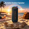 NONE WETECH WR81 Altoparlante Portatile Bluetooth 5.3 da 10W con Luce LED RGB, Connessione Stereo TWS, Ricarica USB‑C, Altoparlante da Esterno in Tessuto, Supporto per Scheda TF e AUX, 4 Colori Opzionali
