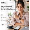 NONE Smartwatch con Schermo Touch Bluetooth, Ricarica Magnetica, Monitoraggio Frequenza Cardiaca, Ossigeno nel Sangue, Contapassi e Attività per Android e iOS, per Sport Quotidiani