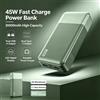 Nobis Disponibile nel magazzino UE, Power Bank portatile NOBIS da 20000mAh, ricarica rapida PD QC da 45W, batteria esterna con doppia porta USB-A e doppia porta Type-C, indicatore di carica LED, caricatore