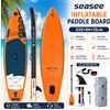 NONE Tavola SUP grande 335 × 84 × 15 cm, tavola gonfiabile per il nuoto in piedi, superficie antiscivolo, adatta per sport acquatici all'aperto.