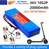 Batteria per monopattino elettrico 10S2P 36V 20000mAh, batteria al litio per monopattino elettrico 500W, batteria 36V 10s2p.