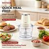NONE WETECH W6317 Tritatutto Elettrico 300W con Controllo a Pulsante Singolo, Capacità 750ml, 4 Lame in Acciaio Inox, AC 220‑240V, per Carne, Verdure e Aglio