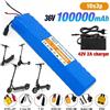DAGENLY Batteria al litio ricaricabile 10S3P 36V 100Ah 18650, 1000W di potenza, per bicicletta elettrica modificata, scooter elettrico, veicolo con BMS