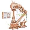 Robotime Magic Harp, Puzzle 3D in Legno, Carillon Musicale, Kit Artigianale Meccanico, Modello Musicale Vintage in Legno per Adulti e Decorazione Casa