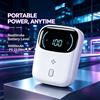 NONE WETECH WL21 Batteria Esterna Portatile 10000mAh con Cavi USB-C e 8-Pin Integrati, Ricarica Rapida PD 22.5W, Power Bank con Display Digitale per Smartphone, Ideale per il Pendolarismo all'Aperto