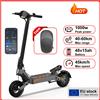 Monopattino Elettrico con Motore da 1000W, Velocità 45km/h, Batteria 48V/15Ah, Autonomia 40-60KM, Pneumatici Fuoristrada da 10 Pollici, Indicatori di Direzione, Modalità Multi-Velocità, Monopattino
