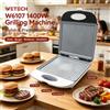 NONE WETECH W6107 Griglia Elettrica Verticale da 1400W con Piastra Antiaderente per Panini, Bistecche, Hamburger e Barbecue 220‑240V