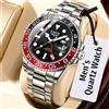 LIGE Nuovi Orologi al Quarzo GMT per Uomo, Marca di Lusso, Orologio Subacqueo alla Moda, Casual, Sportivo, Impermeabile, Cronografo Montre Homme