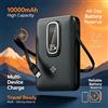 NONE WETECH WL22 Power Bank Magnetico Wireless da 10000mAh per Uso Esterno, Ricarica Rapida PD 22.5W, Cavo USB-C Integrato, Display Digitale, Triplo Uscita, Caricabatterie Esterno