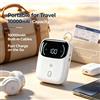 NONE Power Bank compatto WETECH WL21 da 10000mAh, con cavi USB-C e 8-pin integrati, ricarica rapida PD 22.5W, display digitale, batteria esterna portatile per telefono cellulare.
