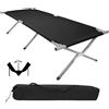 Vacclo Letto da Campeggio Pieghevole per Esterni e Giardino, Letto Singolo per Riposo, Carico Massimo 400 lb, Telaio in Acciaio, Lettino da Viaggio per Campeggio, Pesca, Riposo in Ufficio