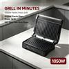 NONE WETECH W6403 Pressa per Panini 1400W 180 ° Griglia Elettrica Aperta con Piastra Antiaderente in PTFE per Sandwich, Bistecca, Hamburger e Colazione 220‑240V 50/60Hz