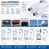 NONE Cavo per Antenna TV 9.5mm Maschio-Femmina, 2m/3m/5m/10m, Cavo Coassiale per TV, Decoder e Radio, Connessione Stabile del Segnale, Plug & Play
